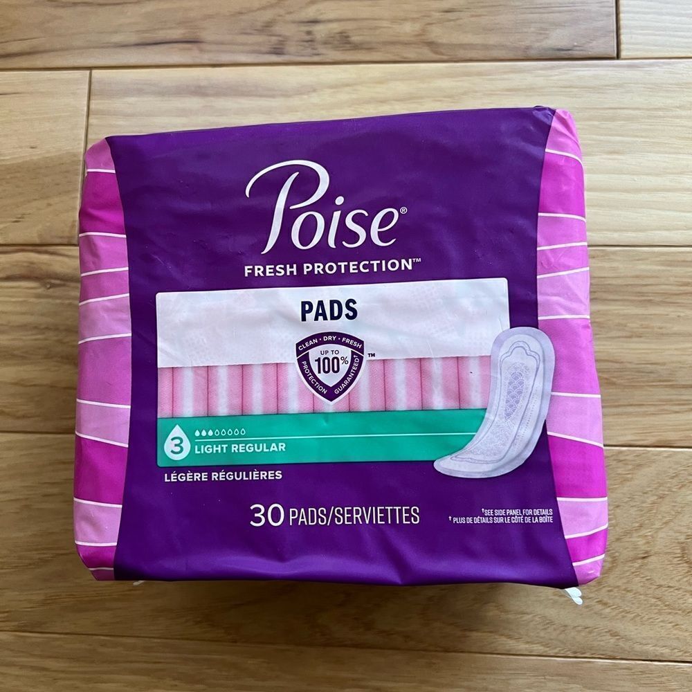Pads For Bladder Leaks, 3 Drop Moderate Absorbency, Regular Length